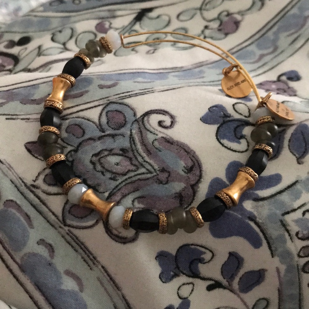 Alex and ani bracelet gold